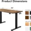 FEZIBO Electric Standing Desk 55x24 Review - Height Adjustable Insights FEZIBO Electric Standing Desk 55x24 Review - Height Adjustable Insights