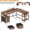Furologee 66” L Shaped Desk with Power Outlet Review Furologee 66” L Shaped Desk with Power Outlet Review