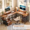 Furologee 66” L Shaped Desk with Power Outlet Review Furologee 66” L Shaped Desk with Power Outlet Review