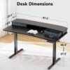 HUANUO HNESD27B Electric Standing Desk Review with Features Analysis HUANUO HNESD27B Electric Standing Desk Review with Features Analysis
