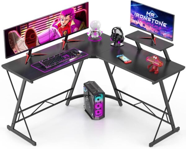 Mr IRONSTONE 51-Inch L Shaped Gaming Desk Review and Features Mr IRONSTONE 51-Inch L Shaped Gaming Desk Review and Features
