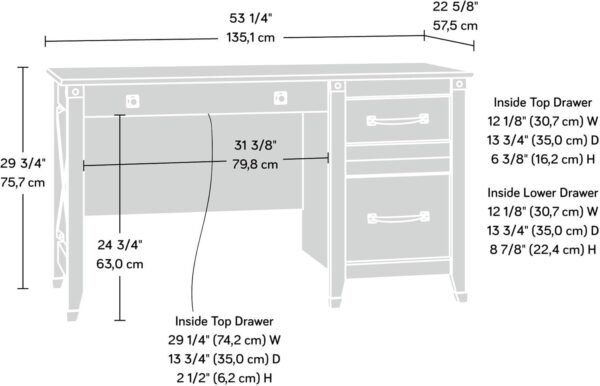 Sauder Carson Forge 412920 Desk Review - Stylish and Functional Sauder Carson Forge 412920 Desk Review - Stylish and Functional