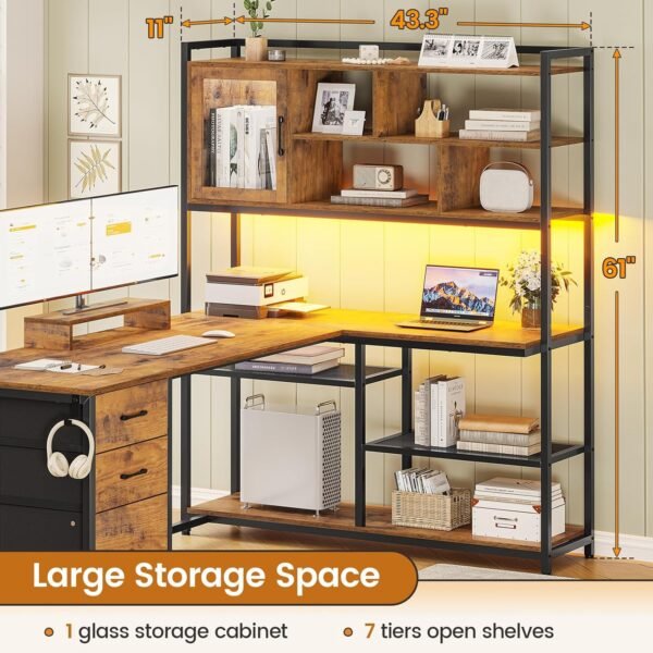 SEDETA L Shaped Computer Desk B0D1G48LMX detailed review