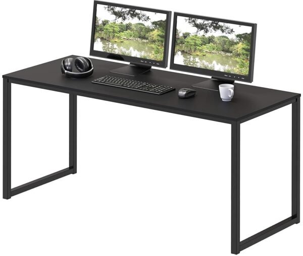 SHW Home Office 48-Inch Computer Desk, Black SHW Home Office 48-Inch Computer Desk, Black