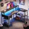 SUPERJARE EU7035BC L Shaped Desk Review with LED Features