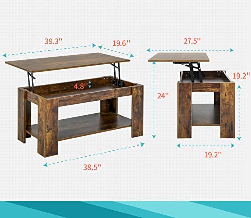 FDW Lift Top Coffee Table Model Review with Hidden Storage Shelf Insights FDW Lift Top Coffee Table Model Review with Hidden Storage Shelf Insights