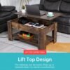 FDW Lift Top Coffee Table Model Review with Hidden Storage Shelf Insights FDW Lift Top Coffee Table Model Review with Hidden Storage Shelf Insights