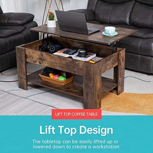 FDW Lift Top Coffee Table Model Review with Hidden Storage Shelf Insights FDW Lift Top Coffee Table Model Review with Hidden Storage Shelf Insights