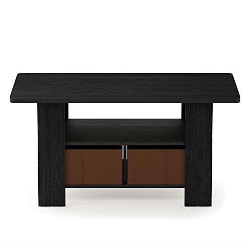 Furinno 11158AM/MBR Andrey Coffee Table with Bin Drawer Review