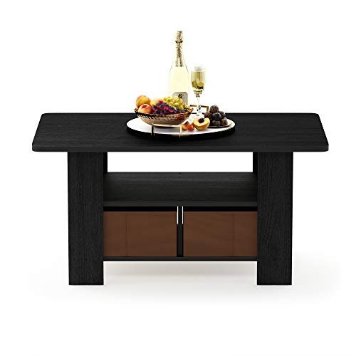 Furinno 11158AM/MBR Andrey Coffee Table with Bin Drawer Review