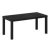 Furinno Classic Simple Coffee Table for Living Room, 38.98 (W) x 17.52 (H) x 18.9 (D) Inches, Black Furinno Classic Simple Coffee Table for Living Room, 38.98 (W) x 17.52 (H) x 18.9 (D) Inches, Black
