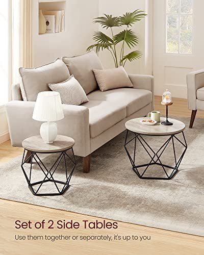 VASAGLE ULET040B02 Small Coffee Table Set Review - Modern Design Insights
