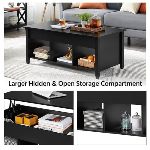 Yaheetech 338ECBA65-994d03f4bd Black Coffee Table Review with Lift-Top Features