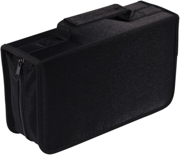 128 Capacity CD/DVD case Wallet, Storage,Holder,Booklet by Rekukos(Black) 128 Capacity CD/DVD case Wallet, Storage,Holder,Booklet by Rekukos(Black)