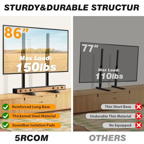 5Rcom Universal TV Stand Review Best Adjustable TV Legs for Large Screens 5Rcom Universal TV Stand Review Best Adjustable TV Legs for Large Screens
