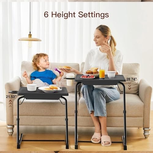 Adjustable TV Tray Table HUANUO Review Practical Folding Design with Height and Tilt Adjustments Adjustable TV Tray Table HUANUO Review Practical Folding Design with Height and Tilt Adjustments