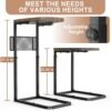 alentar Couch Arm Table Review Adjustable Height TV Tray with Storage Baskets DSTP-1 alentar Couch Arm Table Review Adjustable Height TV Tray with Storage Baskets DSTP-1
