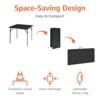 Amazon Basics 34 Inch Folding Table Review Portable Dining Table with Handle Insights Amazon Basics 34 Inch Folding Table Review Portable Dining Table with Handle Insights