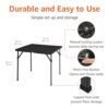 Amazon Basics 34 Inch Folding Table Review Portable Dining Table with Handle Insights Amazon Basics 34 Inch Folding Table Review Portable Dining Table with Handle Insights