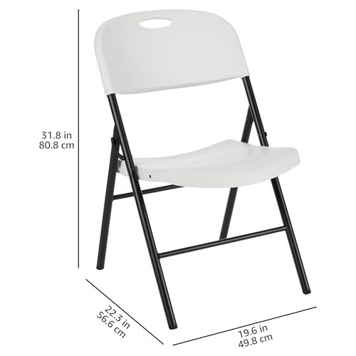 Amazon Basics Folding Chairs Review Sturdy Comfortable Portable 4-Pack for Office Amazon Basics Folding Chairs Review Sturdy Comfortable Portable 4-Pack for Office