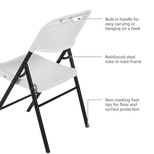 Amazon Basics Folding Chairs Review Sturdy Comfortable Portable 4-Pack for Office Amazon Basics Folding Chairs Review Sturdy Comfortable Portable 4-Pack for Office
