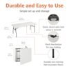 Amazon Basics Folding Tables 6ft White Review Durable Portable Table for Indoor Outdoor Use Amazon Basics Folding Tables 6ft White Review Durable Portable Table for Indoor Outdoor Use
