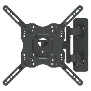 Amazon Basics Full Motion Articulating TV Monitor Wall Mount for 26" to 55" TVs and Flat Panels up to 80 Lbs, Black Amazon Basics Full Motion Articulating TV Monitor Wall Mount for 26" to 55" TVs and Flat Panels up to 80 Lbs, Black