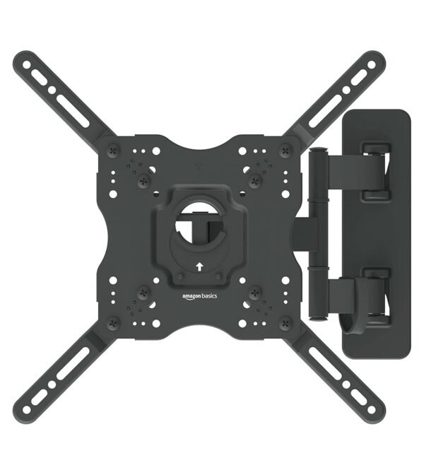 Amazon Basics Full Motion Articulating TV Monitor Wall Mount for 26" to 55" TVs and Flat Panels up to 80 Lbs, Black Amazon Basics Full Motion Articulating TV Monitor Wall Mount for 26" to 55" TVs and Flat Panels up to 80 Lbs, Black