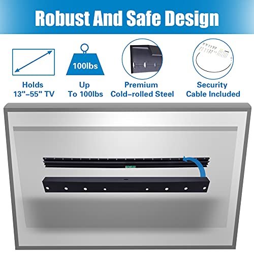 Antimbee Studless Drywall TV Mount Review Fits 13 to 55 Inch TVs Securely