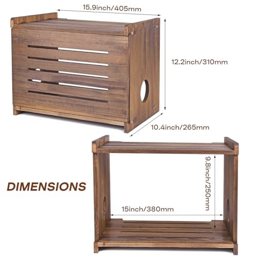 BEARUT Router Shelf Review Solid Wood Projector Stand with Cable Management BEARUT Router Shelf Review Solid Wood Projector Stand with Cable Management