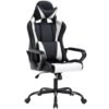 BestOffice High-Back Gaming Chair PC Office Chair Computer Racing Chair PU Desk Task Chair Ergonomic Executive Swivel Rolling Chair with Lumbar Support for Back Pain Women,...