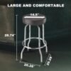 BIG RED Torin Swivel Bar Stool Review Padded Comfort and Durable Chrome Legs