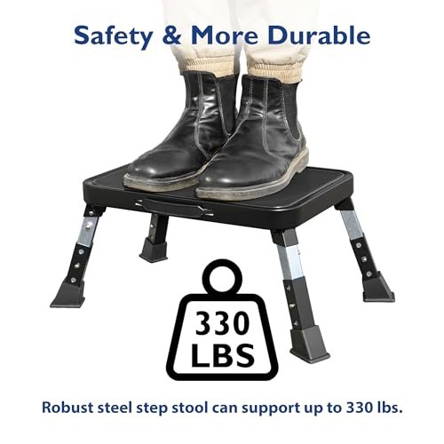 BONTEC Folding Step Stool Review 3-Level Adjustable Portable Heavy Duty Ladder BONTEC Folding Step Stool Review 3-Level Adjustable Portable Heavy Duty Ladder