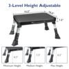 BONTEC Folding Step Stool Review 3-Level Adjustable Portable Heavy Duty Ladder BONTEC Folding Step Stool Review 3-Level Adjustable Portable Heavy Duty Ladder