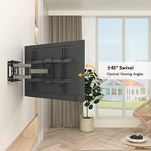 BONTEC Full Motion TV Wall Mount Review Best Adjustable Mount for 32-85 Inch TVs