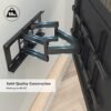 BONTEC Full Motion TV Wall Mount Review Best Adjustable Mount for 32-85 Inch TVs