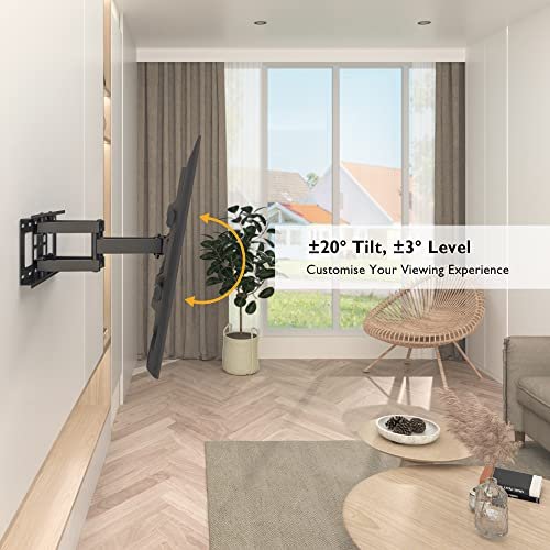 BONTEC Full Motion TV Wall Mount Review Best Adjustable Mount for 32-85 Inch TVs