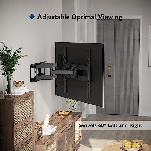BONTEC Full Motion TV Wall Mount Review for 23-70 Inch TVs with Versatile Adjustability