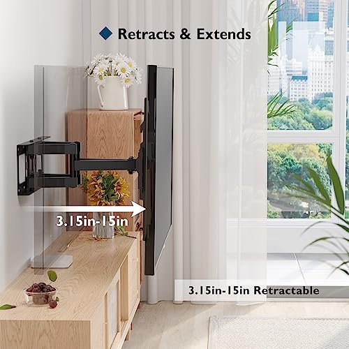 BONTEC Full Motion TV Wall Mount Review for 23-70 Inch TVs with Versatile Adjustability