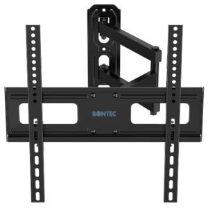 BONTEC Full Motion TV Wall Mount Swivel Tilt Extension for 26-60 Inch LED LCD Flat & Curved TVs, Corner Wall Mount TV Bracket Capability with 88lbs, Max. VESA 400x400mm BONTEC Full Motion TV Wall Mount Swivel Tilt Extension for 26-60 Inch LED LCD Flat & Curved TVs, Corner Wall Mount TV Bracket Capability with 88lbs, Max. VESA 400x400mm