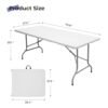 Byliable 6ft Folding Table Review Portable Heavy Duty Plastic Utility Table Insights Byliable 6ft Folding Table Review Portable Heavy Duty Plastic Utility Table Insights
