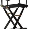 Casual Home Director's Chair ,Black Frame/Black Canvas,30" - Bar Height Casual Home Director's Chair ,Black Frame/Black Canvas,30" - Bar Height