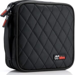 CCidea 40 Capacity CD/DVD Case Holder Portable Wallet Disc Storage Binder for Car, Home,Travel Carrying Organizer (Black) Specials CCidea 40 Capacity CD/DVD Case Holder Portable Wallet Disc Storage Binder for Car, Home,Travel Carrying Organizer (Black) Specials