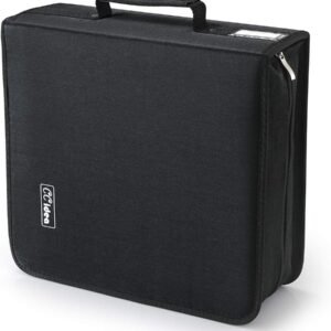 CCidea CD Case DVD Case Storage Holder-264 Capacity,Media Binder, CD Wallet, Disc Booklet, L11.4 x W 6.4 x H3.5 INCH (Black) CCidea CD Case DVD Case Storage Holder-264 Capacity,Media Binder, CD Wallet, Disc Booklet, L11.4 x W 6.4 x H3.5 INCH (Black)