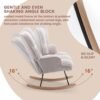 Comfy Nursery Glider Chair SAETSFEG Review Ergonomic Design and Cozy Sherpa Comfort Comfy Nursery Glider Chair SAETSFEG Review Ergonomic Design and Cozy Sherpa Comfort