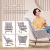 Comfy Nursery Glider Chair SAETSFEG Review Ergonomic Design and Cozy Sherpa Comfort Comfy Nursery Glider Chair SAETSFEG Review Ergonomic Design and Cozy Sherpa Comfort