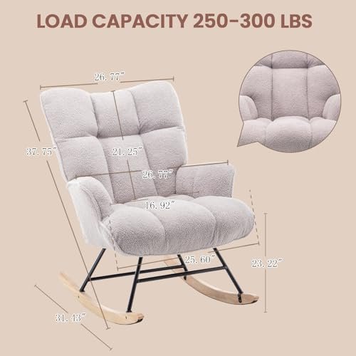 Comfy Nursery Glider Chair SAETSFEG Review Ergonomic Design and Cozy Sherpa Comfort Comfy Nursery Glider Chair SAETSFEG Review Ergonomic Design and Cozy Sherpa Comfort