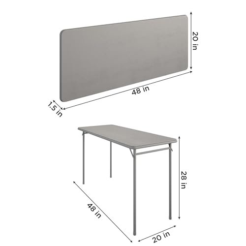 Cosco 20 x 48 Vinyl Top Folding Table Review Durable and Portable Folding Table Insights