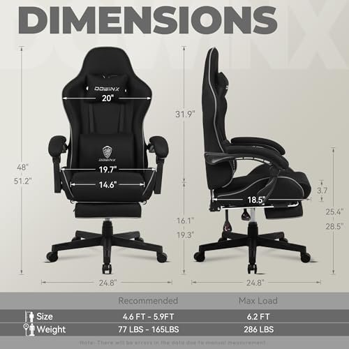 Dowinx LS Gaming Chair Review Ergonomic Comfort with Massage and Footrest Features Dowinx LS Gaming Chair Review Ergonomic Comfort with Massage and Footrest Features