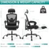 DUMOS Home Office Desk Chair with Footrest Review Comfortable Ergonomic Gaming Seat DUMOS Home Office Desk Chair with Footrest Review Comfortable Ergonomic Gaming Seat